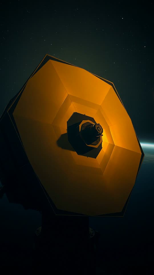Plan du télescope spatial James Webb